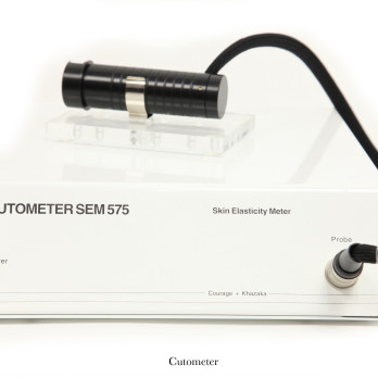 Cutometer SEM 575 is used to measure skin firmness and ela